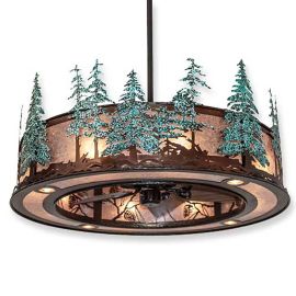 Meyda Wide Whispering Pines 230672 45" Outdoor Chandel-Air Fan