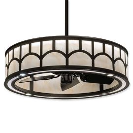 37" Meyda Wide Mission Hill Top Outdoor Chandel-Air Fan