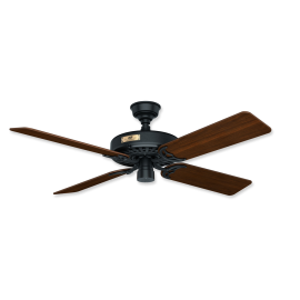 52" Hunter Original Matte Black Finish with Walnut / Cherry Reversible Blades