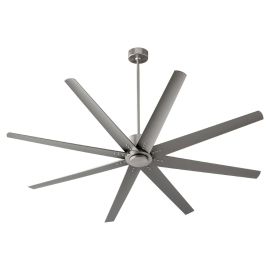 Oxygen 3-108-24 FLEET 72" Eight Blade Ceiling Fan - Satin Nickel