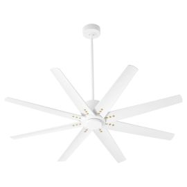 Oxygen 3-112-6 FLEET 56" Eight Blade Ceiling Fan - White