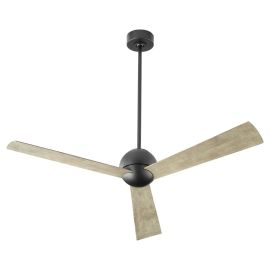 Oxygen 3-114-15 RONDURE 54" Three Blade Ceiling Fan - Black