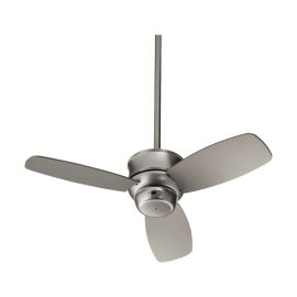 Quorum 32323-65 GUSTO 32" Traditional Ceiling Fan - Satin Nickel