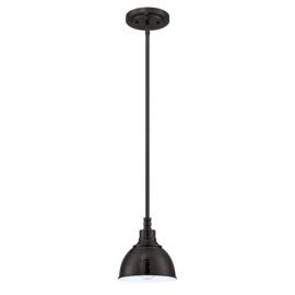 7.50"W Craftmade Timarron - 1 Light Mini Pendant - 35991-ABZ - Aged Bronze Brushed