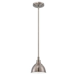 7.50"W Craftmade Timarron - 1 Light Mini Pendant - 35991-AN - Antique Nickel