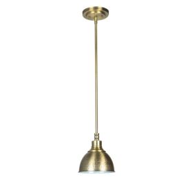 7.50"W Craftmade Timarron - 1 Light Mini Pendant - 35991-LB - Legacy Brass