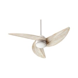  Quorum 41523-65 TRINITY 52" w/ LED Light Contemporary Ceiling Fan - Satin Nickel