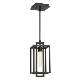 7"W Craftmade Cubic - 1 Light Mini Pendant - 41591-ABZ - Aged Bronze Brushed