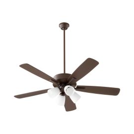  Quorum 4525-486 OVATION 52" w/ LED Ceiling Fan - Oiled Bronze