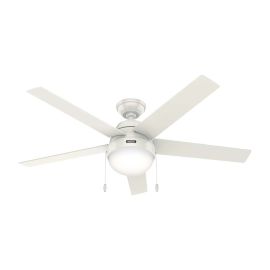 52" Hunter Anslee Ceiling Fan With LED Module - 50231 - Fresh White