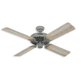 52" Hunter Outdoor Original Ceiling Fan 51123 - Matte Silver