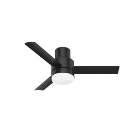 44" Hunter Gilmour Ceiling Fan With LED Module - 51333 - Matte Black