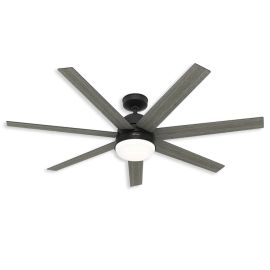 60" Hunter Phenomenon Wi-Fi indoor Ceiling Fan With LED Module - 51376 - Matte Black