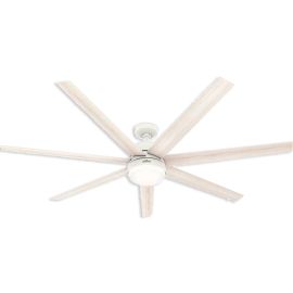 70" Hunter Phenomenon indoor Ceiling Fan With LED Module - 51378 - Fresh White
