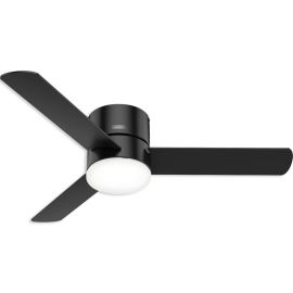 52" Hunter Minimus indoor Ceiling Fan With LED Module - 51432 - Matte Black