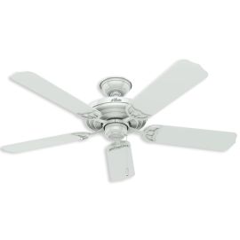 52" Hunter Sea Air Outdoor Ceiling Fan 53054 - White ETL Wet