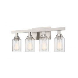 5.75"W Craftmade Chicago - 4 Light Vanity - 53104-BNK - Brushed Polished Nickel