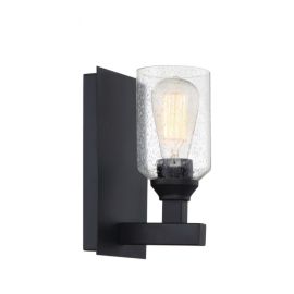 6"W Craftmade Chicago - 1 Light Wall Sconce - 53161-FB - Flat Black