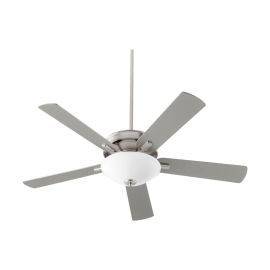 Quorum 54525-65 PREMIER 52" w/ LED Transitional Ceiling Fan - Satin Nickel