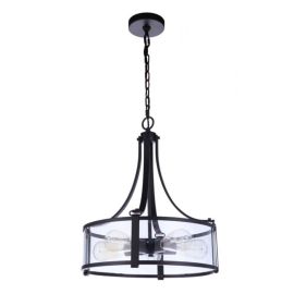 16.38"W Craftmade - Elliot - 5 Light Pendant - 55395-FB - Flat Black