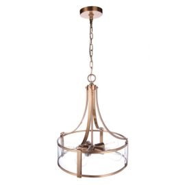 16.38"W Craftmade - Elliot - 5 Light Pendant - 55395-SB - Satin Brass
