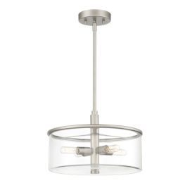 14.13"W Craftmade - Hailie - 4 Light Pendant - 55694-SN - Satin Nickel