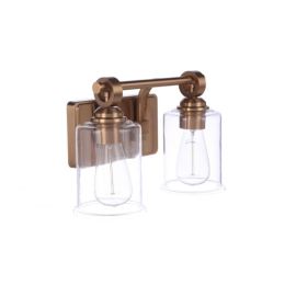 13.75"W Craftmade Romero - 2 Light Vanity - 56402-SB - Satin Brass