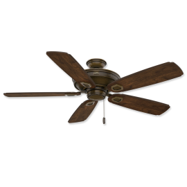 60" Casablanca Heritage Aged Bronze Finish with Reclaimed Antique Blades