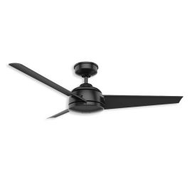 52" Hunter Trimaran Outdoor Ceiling Fan - 59609 - Matte Black