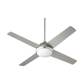 Quorum 68524-65 QUEST 52" w/ LED Ceiling Fan - Satin Nickel