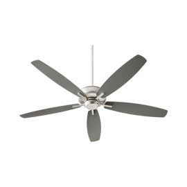 Quorum 7060-65 BREEZE 60" Transitional Ceiling Fan - Satin Nickel