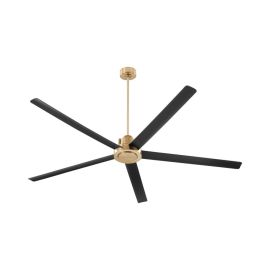 Quorum 80805-8059 REVEL 80" Ceiling Fan - Aged Brass