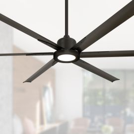 84" Ceiling Fan with optional LED Light - Titan II by TroposAir Oil Rubbed Bronze
