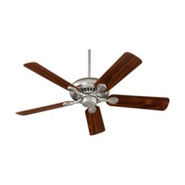 Quorum 91525-65 PINNACLE 52" Traditional Ceiling Fan - Satin Nickel