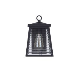 6.89"W Craftmade Outdoor Armstrong 1 Light Small Wall Mount - ZA4104-MN - Midnight