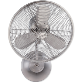 16" Craftmade Bellows I Hard Wired Brushed Polished Nickel Finish with Brushed Polished Nickel Blades