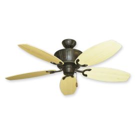 52" Centurion Ceiling Fan - Natural Finish Bamboo Blades