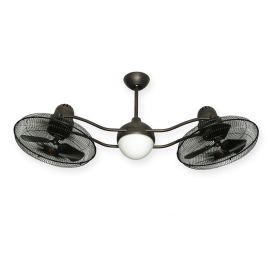 Duet Ceiling Fan in Oil Rubbed Bronze by TroposAir Fans