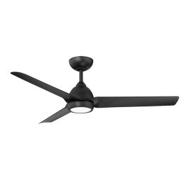 WAC Smart Fans F-001L-MB MOCHA 54" Ceiling Fan w/ LED Light - Matte Black