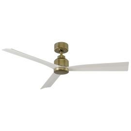 WAC Smart Fans F-003-SB/MW CLEAN 52" Ceiling Fan - Soft Brass/Matte White