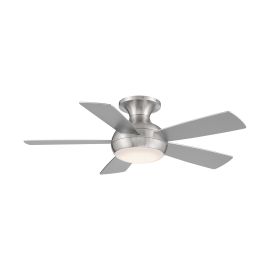 WAC Smart Fans F-034L-BN ODYSSEY 44" Flush Mounted Fan w/LED Light - Brushed Nickel