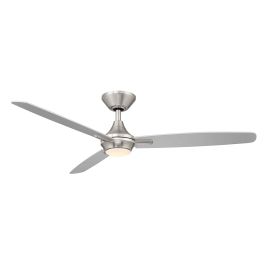 WAC Smart Fans F-060L-BN BLITZEN 54" Ceiling Fan w/ LED Light - Brushed Nickel