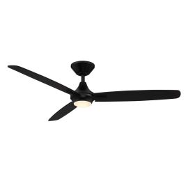 WAC Smart Fans F-060L-MB BLITZEN 54" Ceiling Fan w/ LED Light - Matte Black