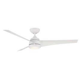 WAC Smart Fans F-070L-MW SONOMA 56" Ceiling Fan w/ LED Light - Matte White
