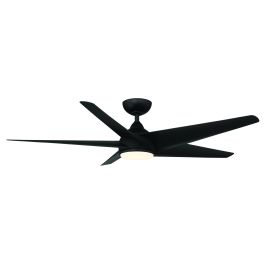WAC Smart Fans F-071L-MB VIPER 60" Ceiling Fan w/ LED Light - Matte Black