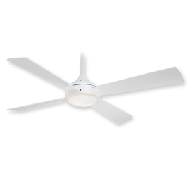 Minka Aire Aluma F521-WHF - LED - 52" Ceiling Fan Flat White