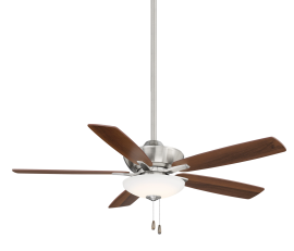 F553L-BN/DW Minute 52" Five Blades w/ LED Ceiling Fan - Brushed Nickel