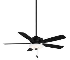 52" F553L-CL Minute Five Blades w/ LED Ceiling Fan - COAL