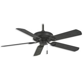 54" Minka Aire Sundowner Ceiling Fan F589-TCL Textured Coal Finish
