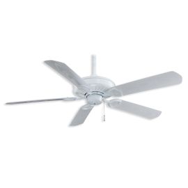 54" Minka Aire Sundowner Ceiling Fan F589-WH White Finish